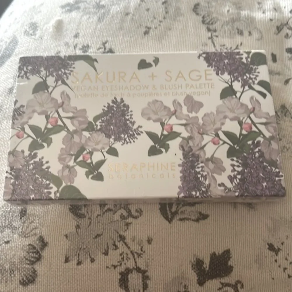 Sakura + Sage - Vegan Eyeshadow & Blush Palette- NEW SEALED